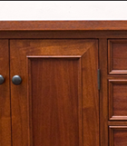 Mahogany buffet designed by J.T. John to accompany one of his dining tables.