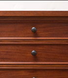 Mahogany buffet designed by J.T. John to accompany one of his dining tables.