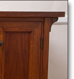 Mahogany buffet designed by J.T. John to accompany one of his dining tables.