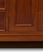 Mahogany buffet designed by J.T. John to accompany one of his dining tables.