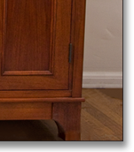 Mahogany buffet designed by J.T. John to accompany one of his dining tables.